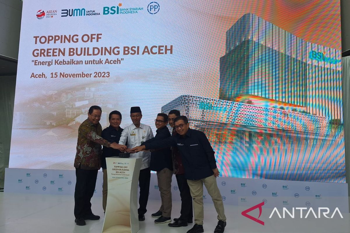 BSI rampungkan konstruksi gedung landmark di Aceh