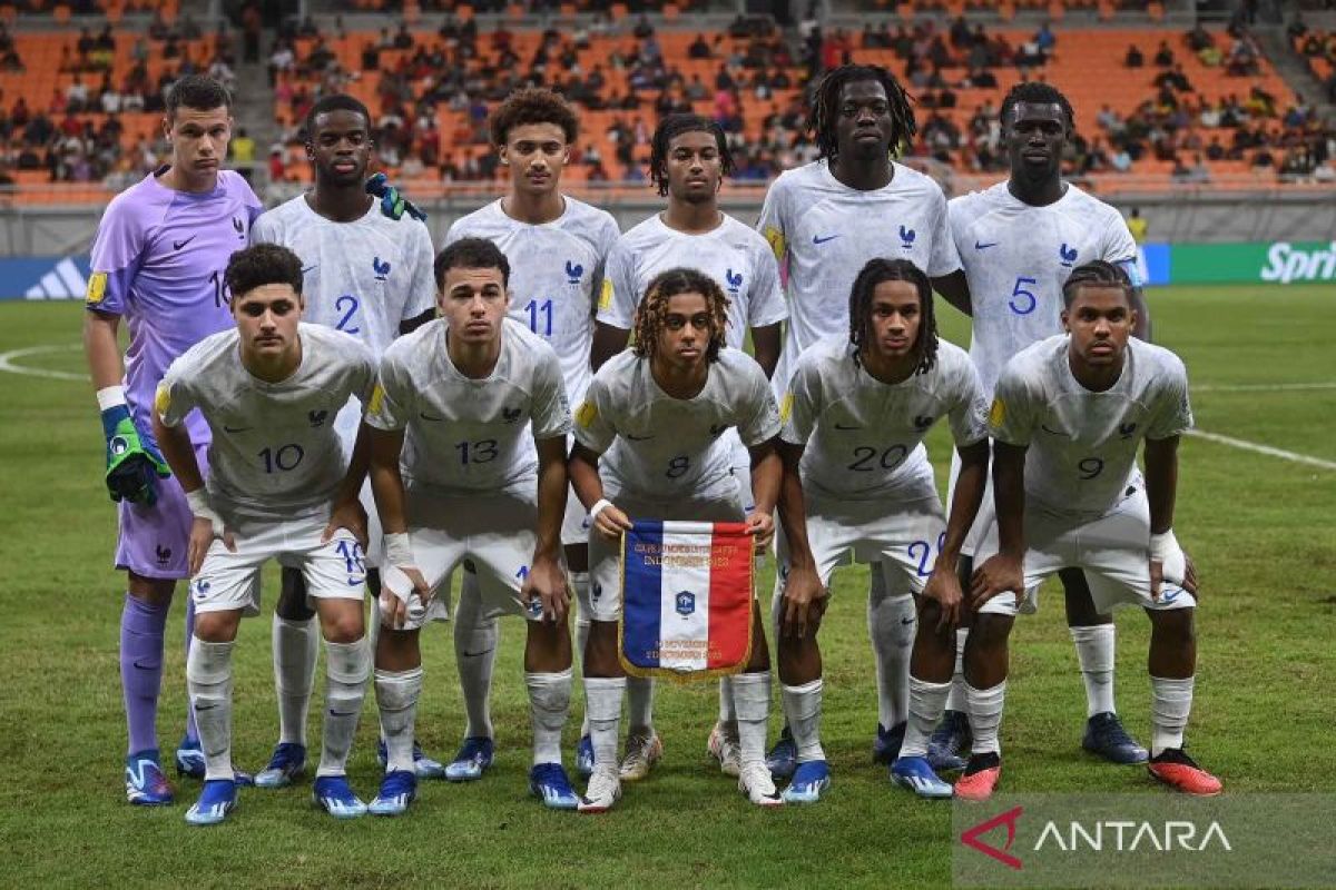 Gol tunggal Amougou bawa timnas Prancis U-17 kunci tiket 16 besar Piala Dunia