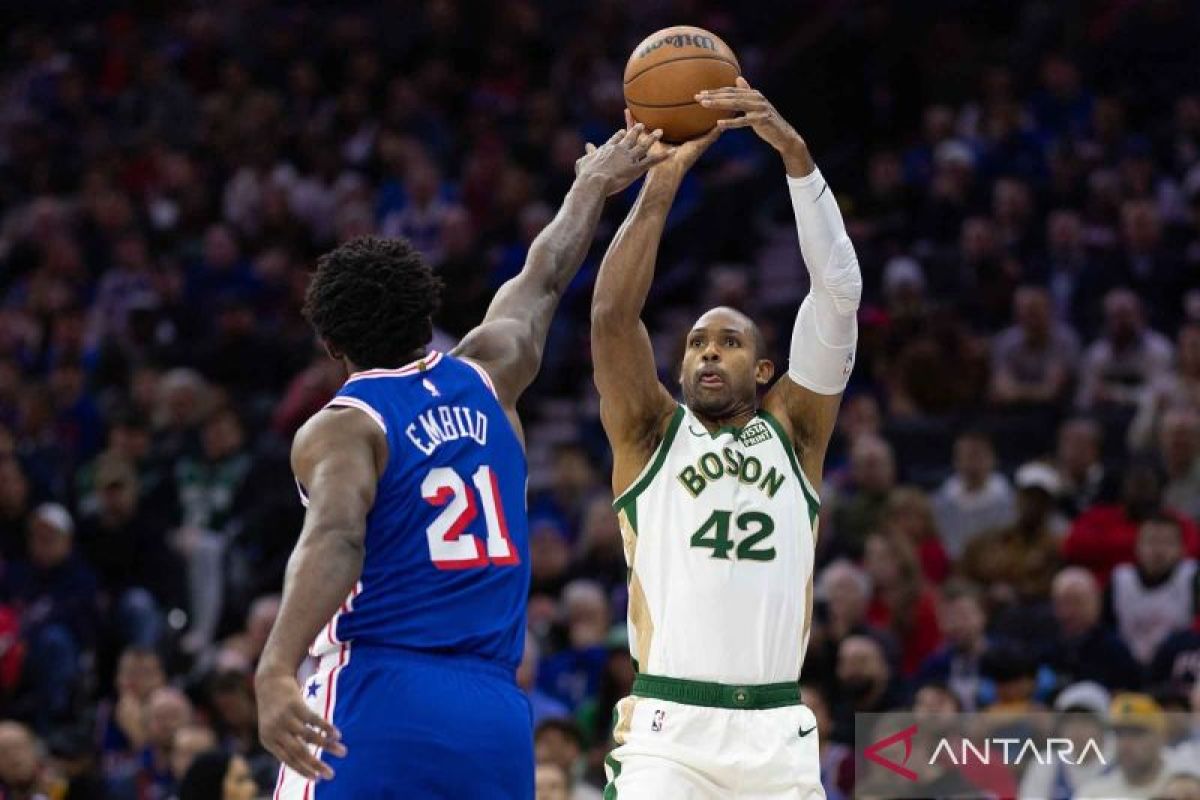 Boston Celtics rebut puncak klasemen Wilayah Timur dari Philadelphia 76ers