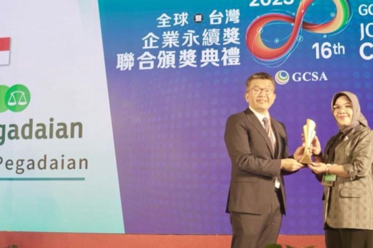 Pegadaian Raih Penghargaan Global Corporate Sustainability Awards (GCSA) di Taiwan