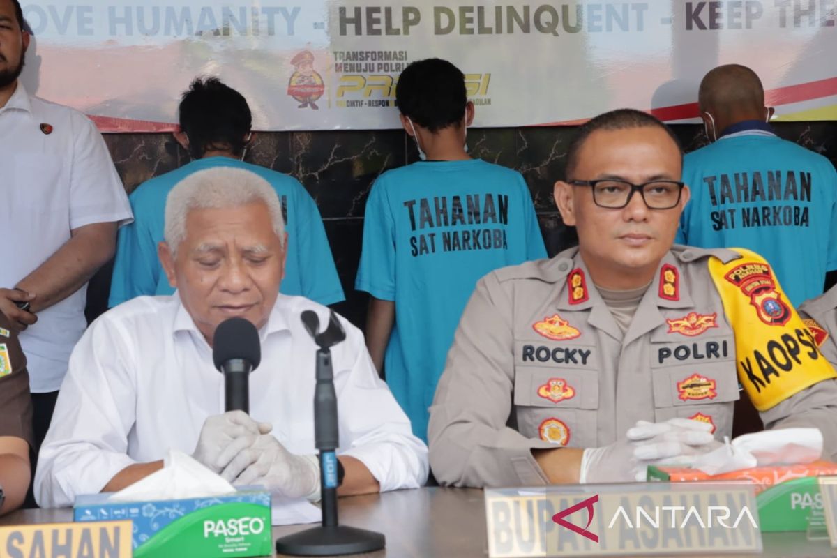 Polres Asahan gagalkan peredaran sabu 50 kg ke Jakarta
