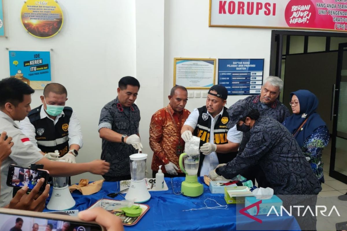 BNN Banten musnahkan sabu seberat 1,2 kilogram