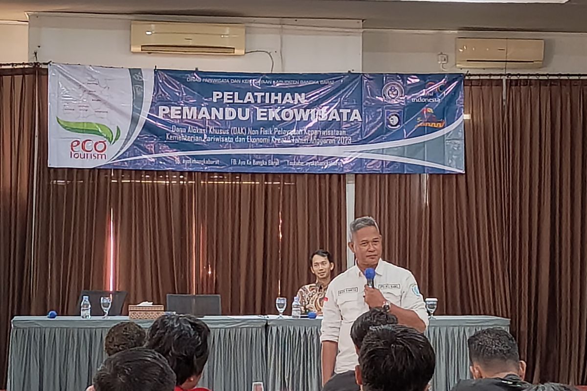 Pemkab Bangka Barat latih pemandu dukung pengembangan ekowisata