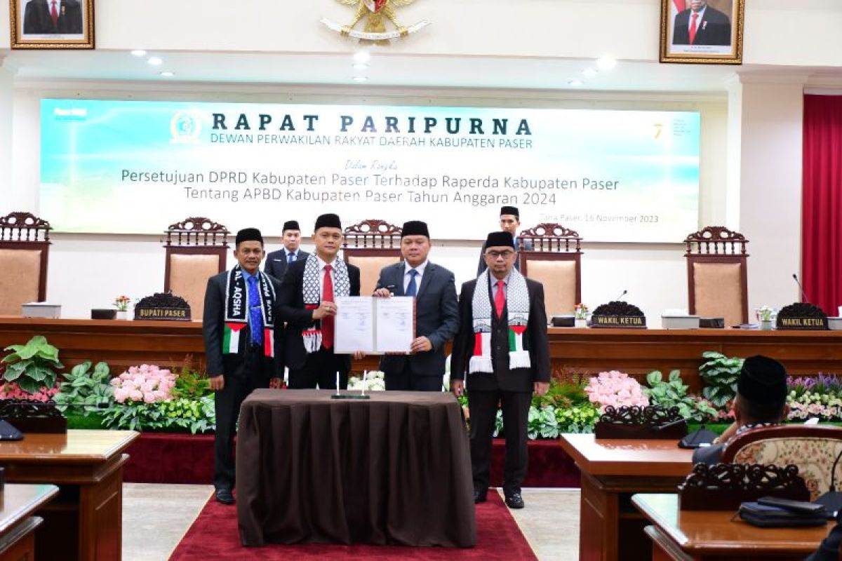 DPRD Paser sahkan APBD 2024 sebesar Rp4,1 triliun