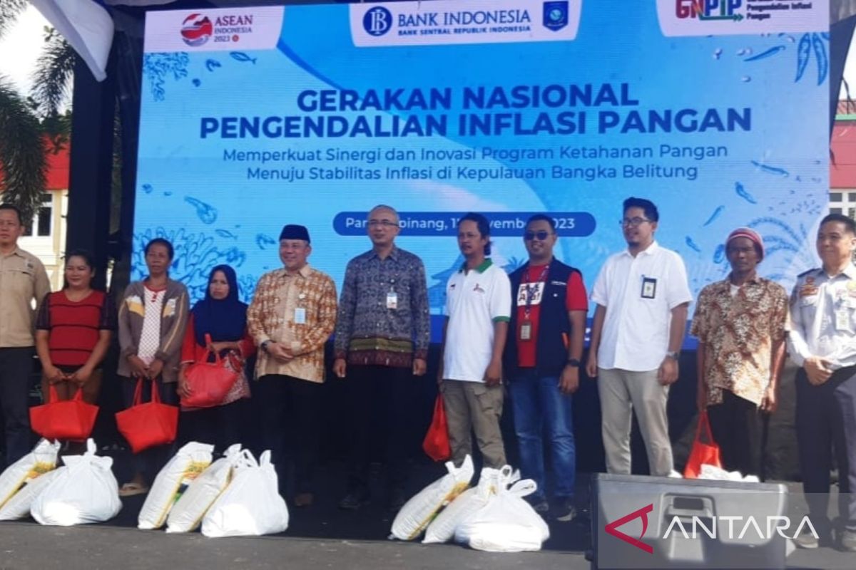 Harvesting GNPIP Bangka Belitung 2023, Bank Indonesia dorong sinergi dan inovasi program ketahanan pangan