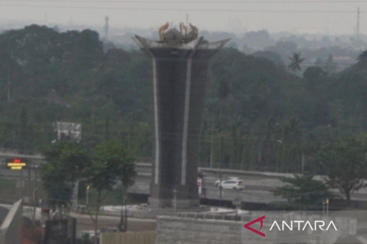Biaya pembuatan mahkota Tugu Pancakarsa di Bogor capai Rp487 juta