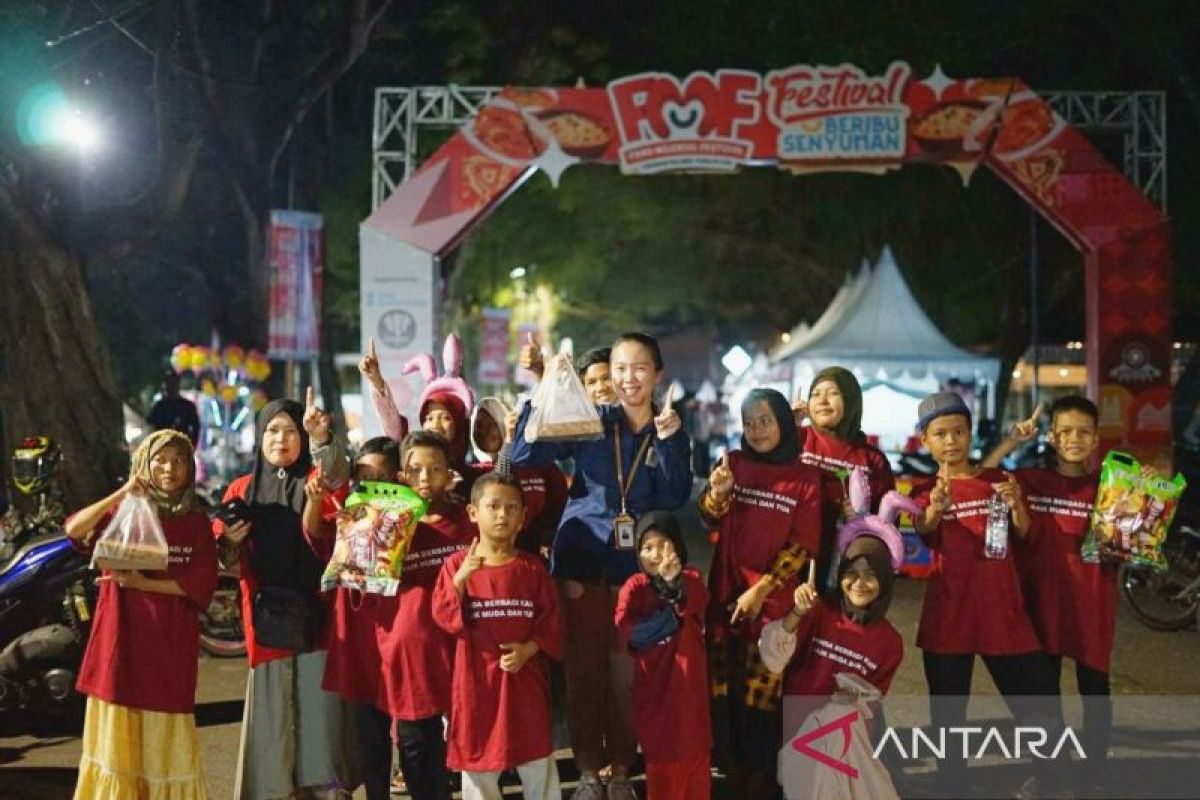 Honda Babel Ajak Puluhan Anak Panti Asuhan Ramaikan Food Milenial Festival