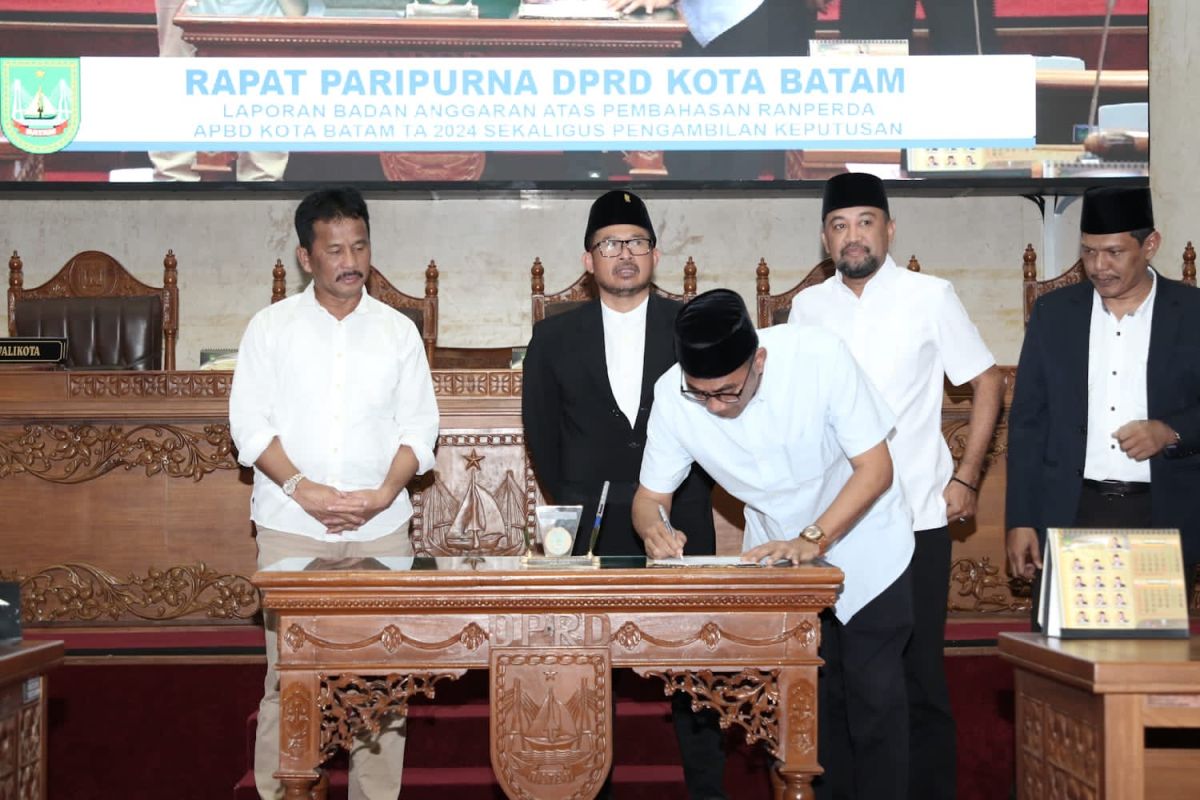 DPRD setujui APBD Kota Batam 2024 sebesar Rp3,5 triliun