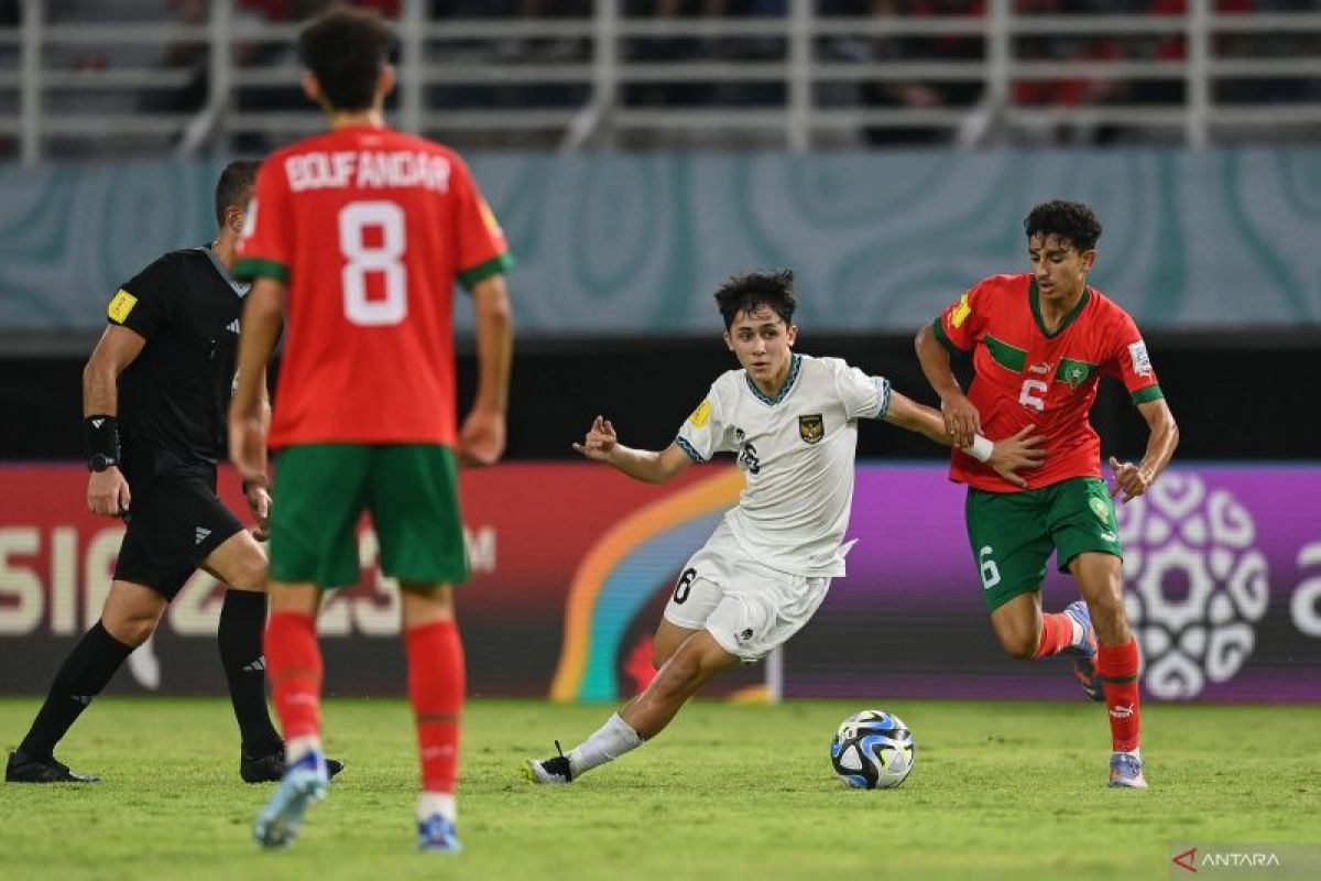 Piala Dunia U-17 - Maroko ke 16 besar setelah kalahkan Indonesia 3-1