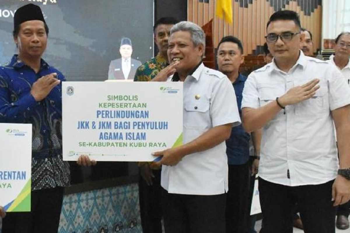 Cakupan kepesertaan BPJAMSOSTEK Kubu Raya 39,21 persen