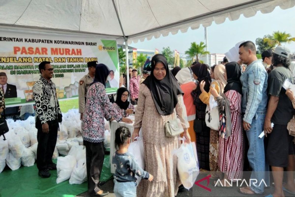 Pemkab Kobar berharap pasar murah bantu keberlangsungan perekonomian masyarakat