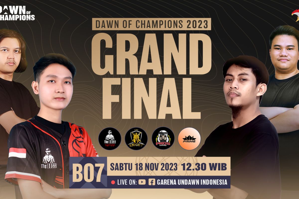 Berikut empat skuad Indonesia siap berlaga di final Dawn of Champions
