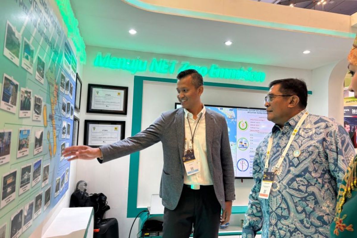 Lumbung energi hijau , PLN-MKI Sumbar meriahkan pameran energi bergengsi Enlit Asia 2023