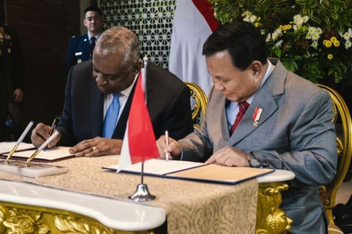 Menhan Indonesia dan Ameri Serikat teken Pengaturan Kerja Sama Pertahanan