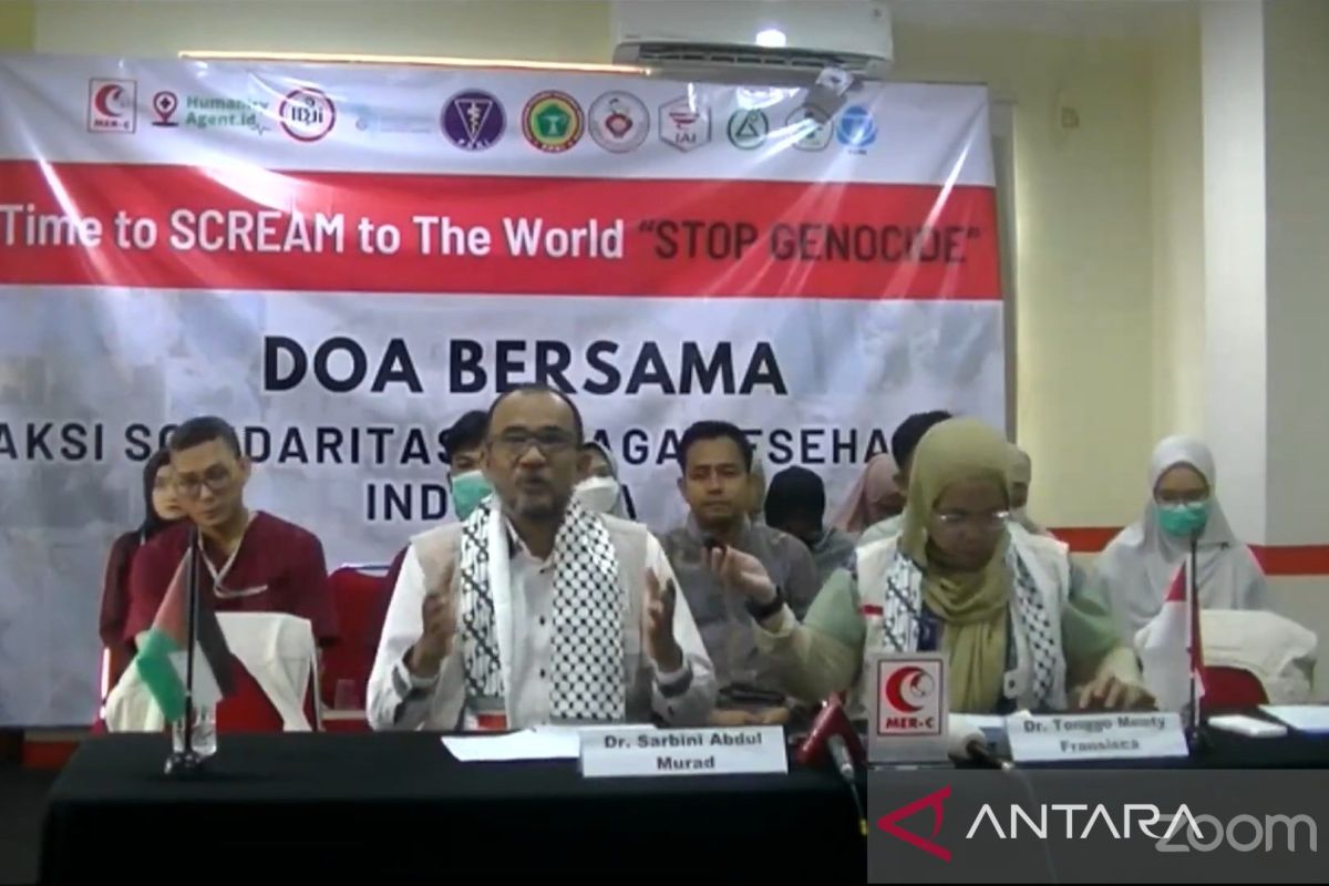 Tenaga kesehatan Indonesia melalui MER-C serukan lima pernyataan sikap atas agresi Israel di Gaza