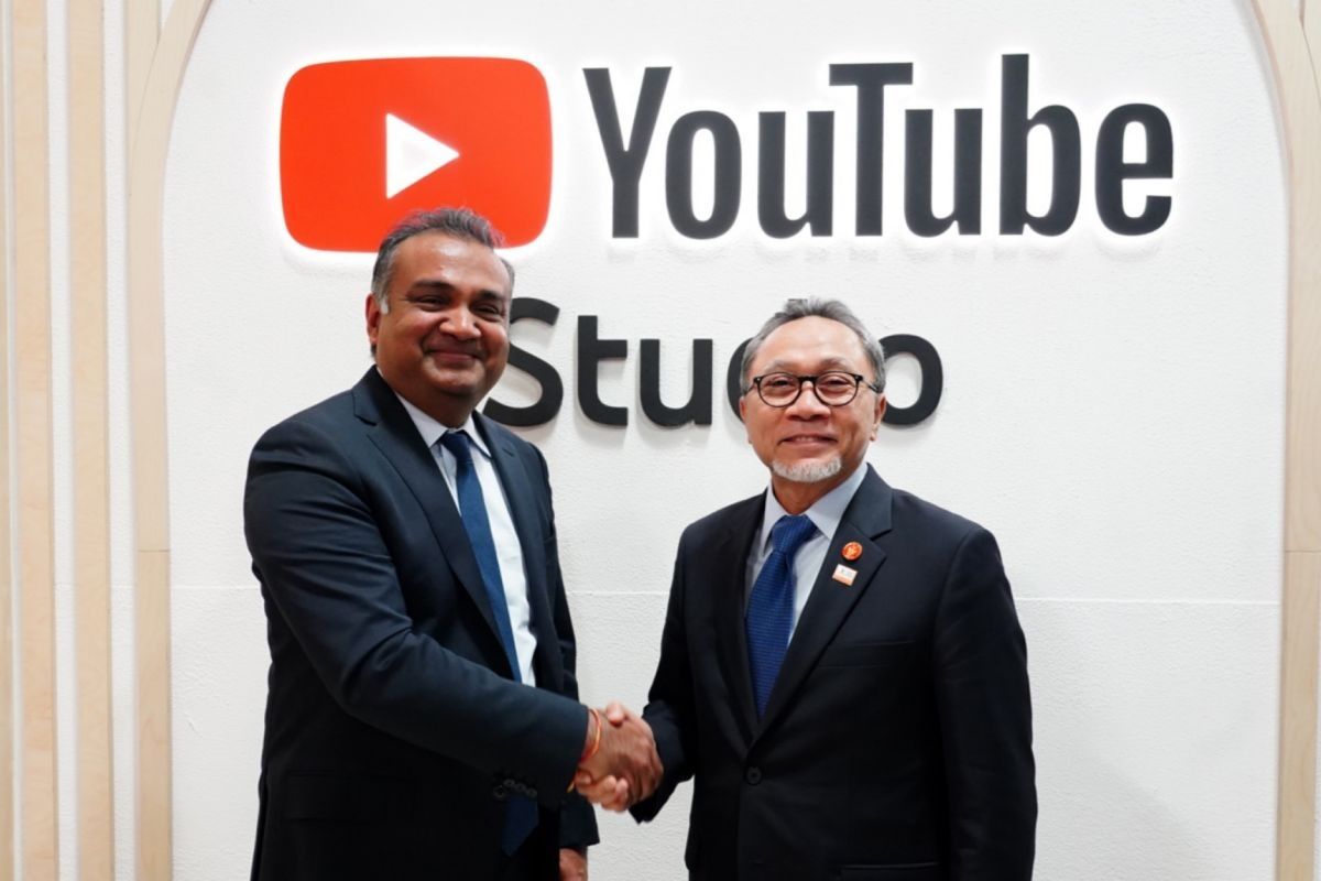 Mendag - CEO YouTube kembangkan ekonomi digital Indonesia