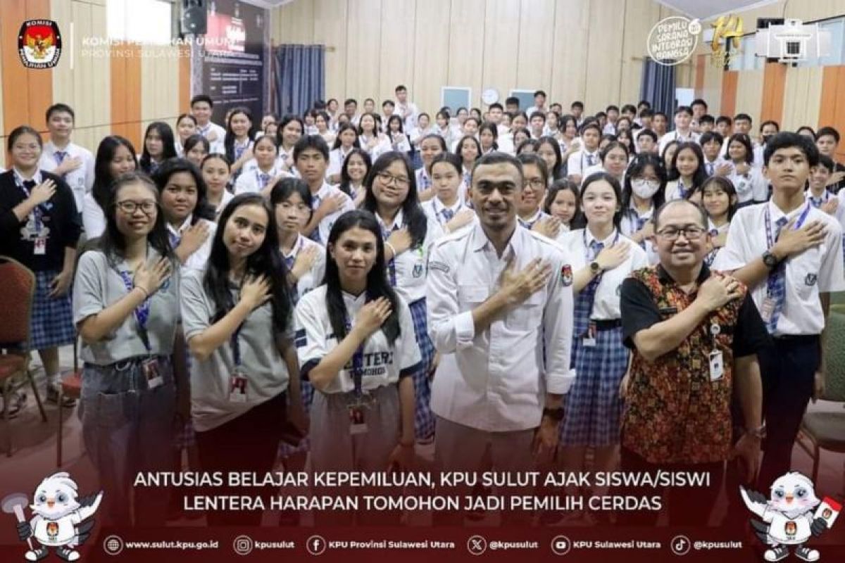 KPU Sulut ajak pelajar gunakan hak pilih pada pemilu 2024