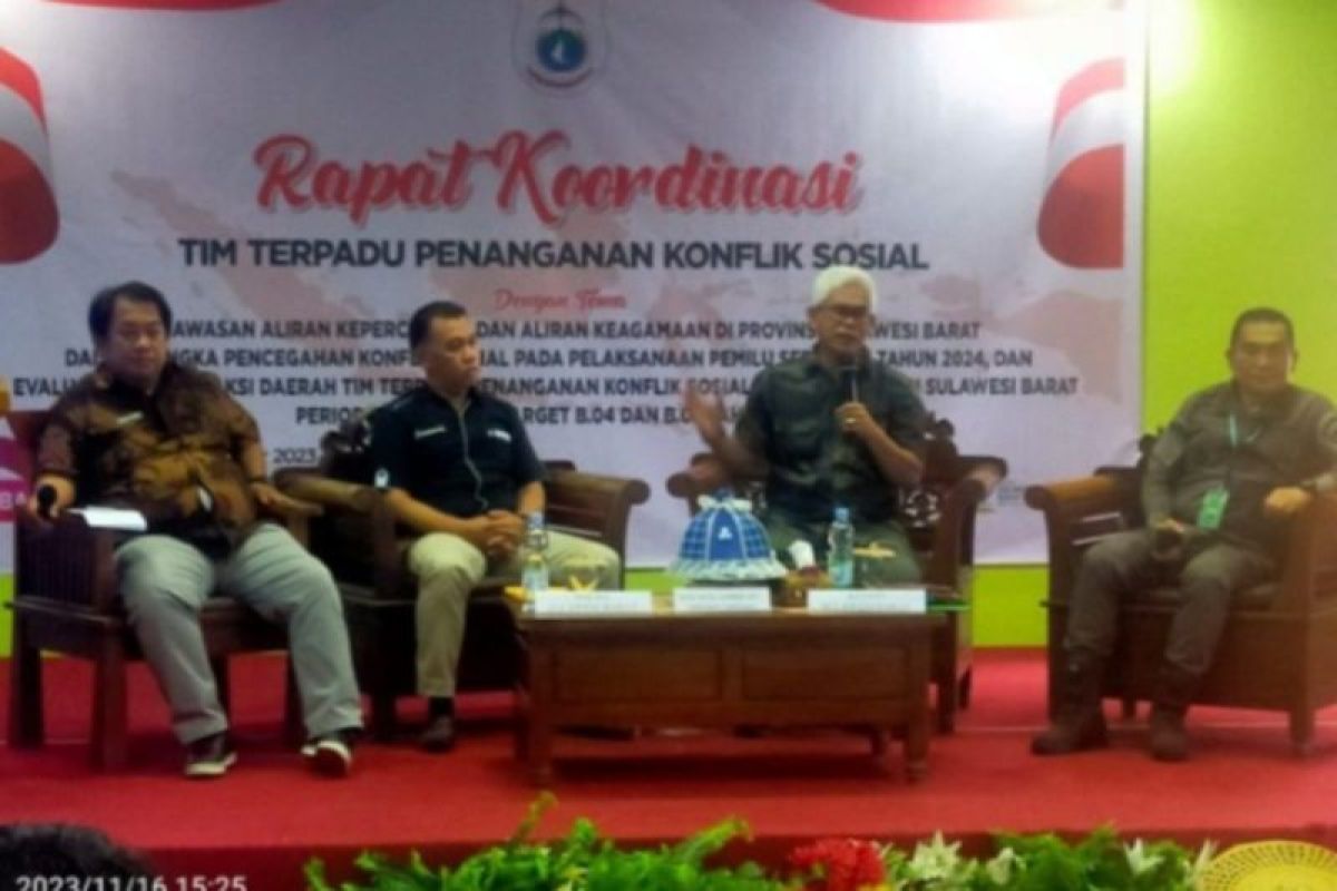 Danrem Mamuju waspadai konflik sosial jelang Pemilu 2024