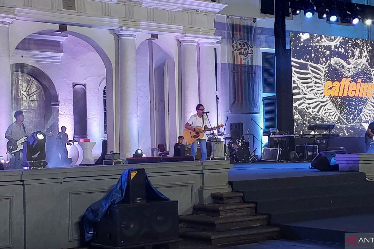 Grup band Caffeine turut ramaikan malam Gernas BBI di Kota Tua