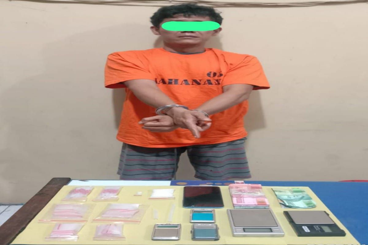 Polres Tanjung  Balai tangkap diduga pengedar sabu-sabu 15,03 gram