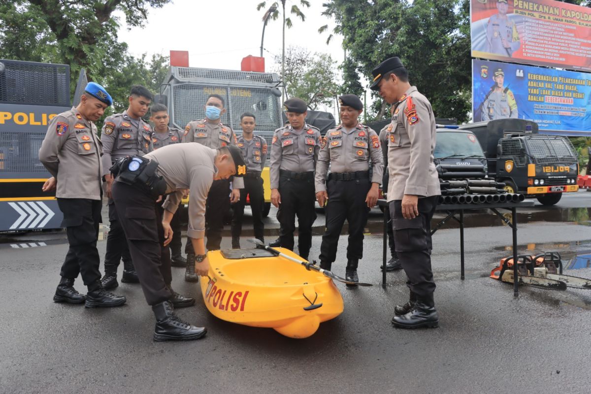 Kepolisian Resor Lombok Tengah siaga menghadapi bencana selama musim hujan