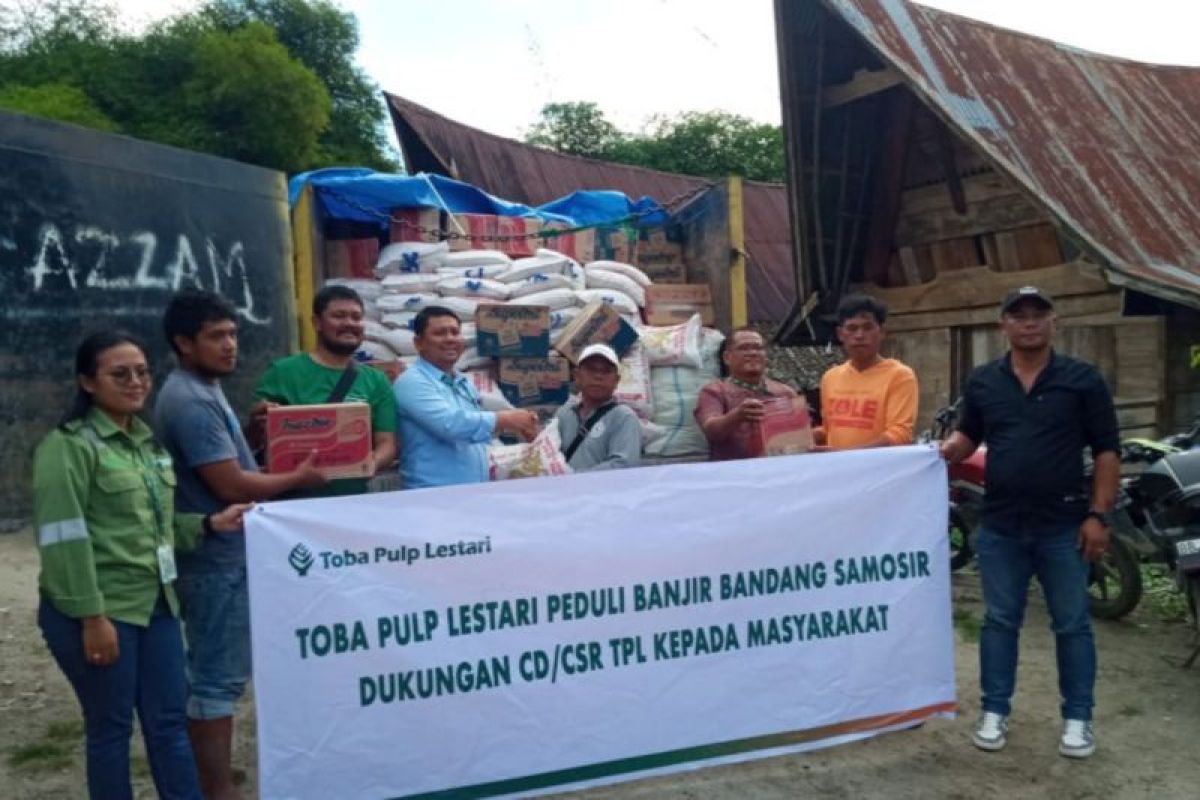 PT TPL bantu warga terdampak banjir bandang di Samosir