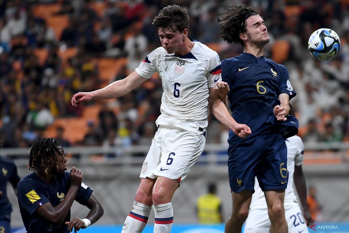 Taklukkan AS 3-0, Prancis amankan posisi puncak klasemen Grup E Piala Dunia U-17