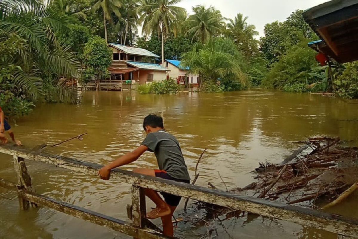 1.242 warga di Landak terdampak banjir
