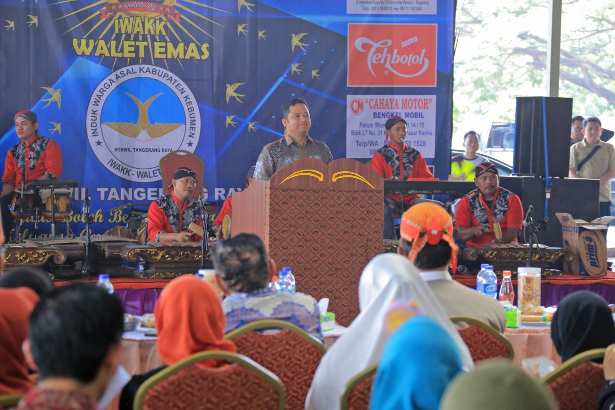 Wali Kota Tangerang ajak paguyuban Kebumen saling tukar informasi
