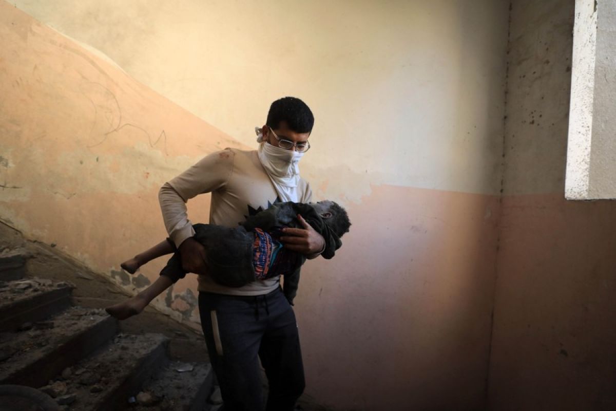 Potret Timur Tengah: Serangan Israel hancurkan Khan Younis di Gaza