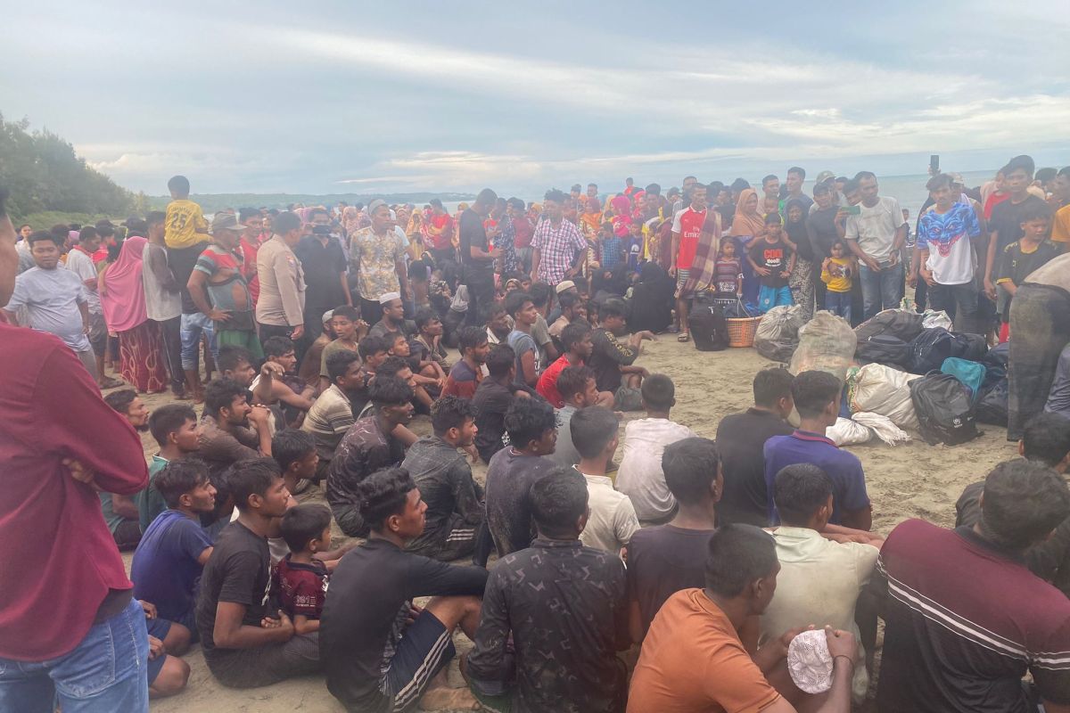 220 imigran Rohingya masuk ke perkampungan di Pidie