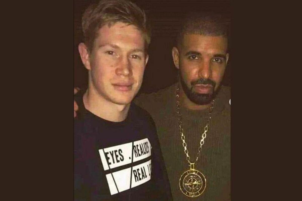 Pesepakbola Kevin de Bruyne bantah tulis lagu baru Drake