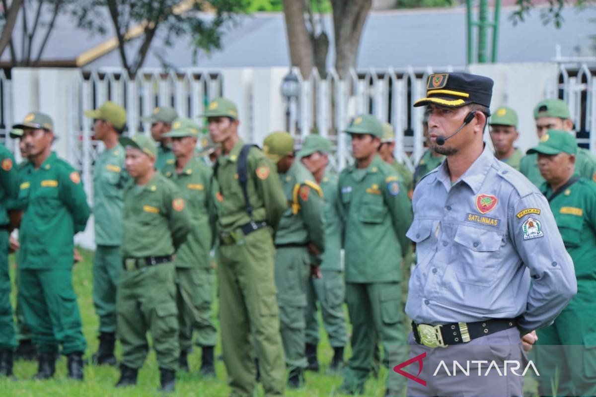 Aceh Barat latih personel Linmas sukseskan Pemilu 2024