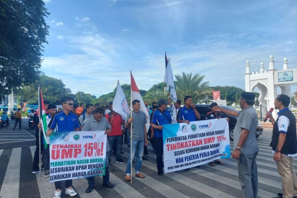 Serikat buruh desak pemerintah naikkan UMP Aceh 15 persen untuk 2024