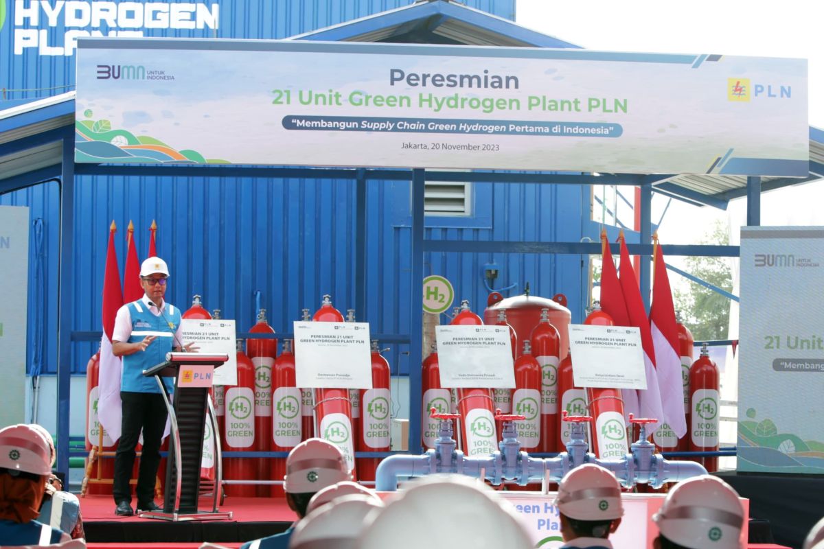 PLN resmikan 21 unit Green Hydrogen Plant, mampu produksi hingga 199 ton hidrogen per tahun