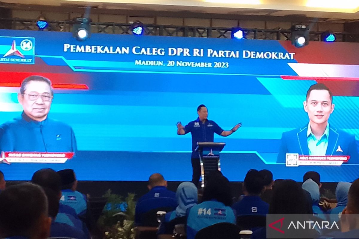 AHY ingatkan seluruh caleg Demokrat fokus menang di Pemilu 2024