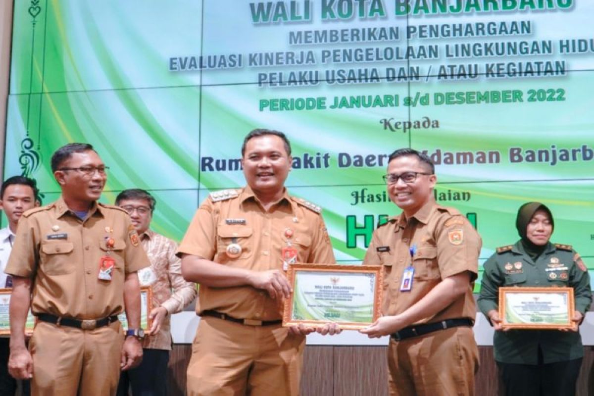 RSD Idaman Banjarbaru raih penghargaan kinerja pengelolaan lingkungan hidup