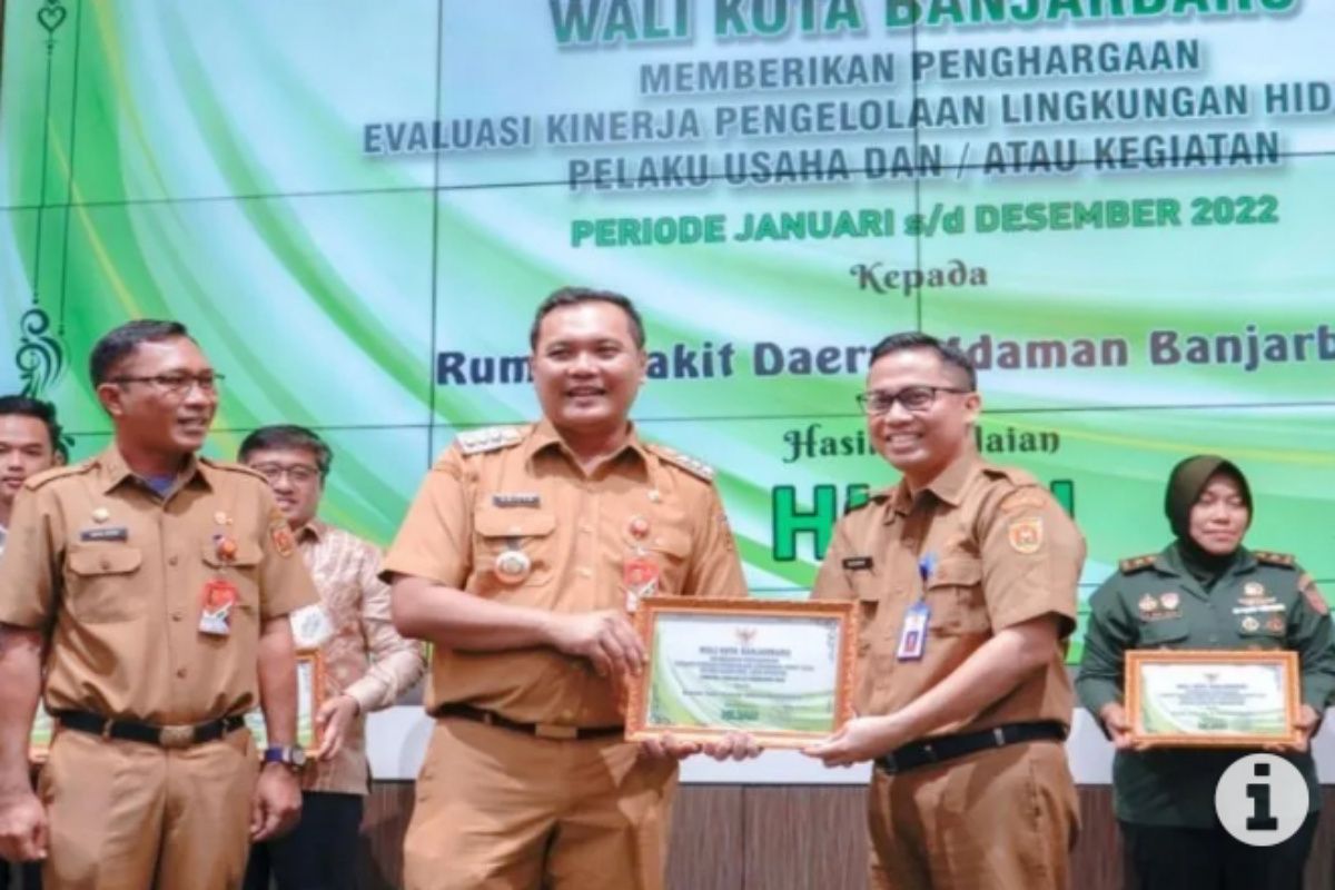 Banjarbaru meraih penghargaan pengelolaan lingkungan hidup