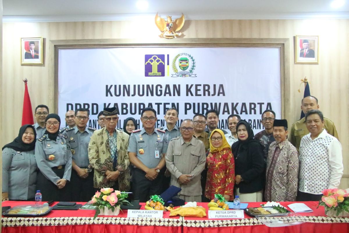 Kemenkumham Banten terima kunker anggota DPRD Kabupaten Purwakarta.
