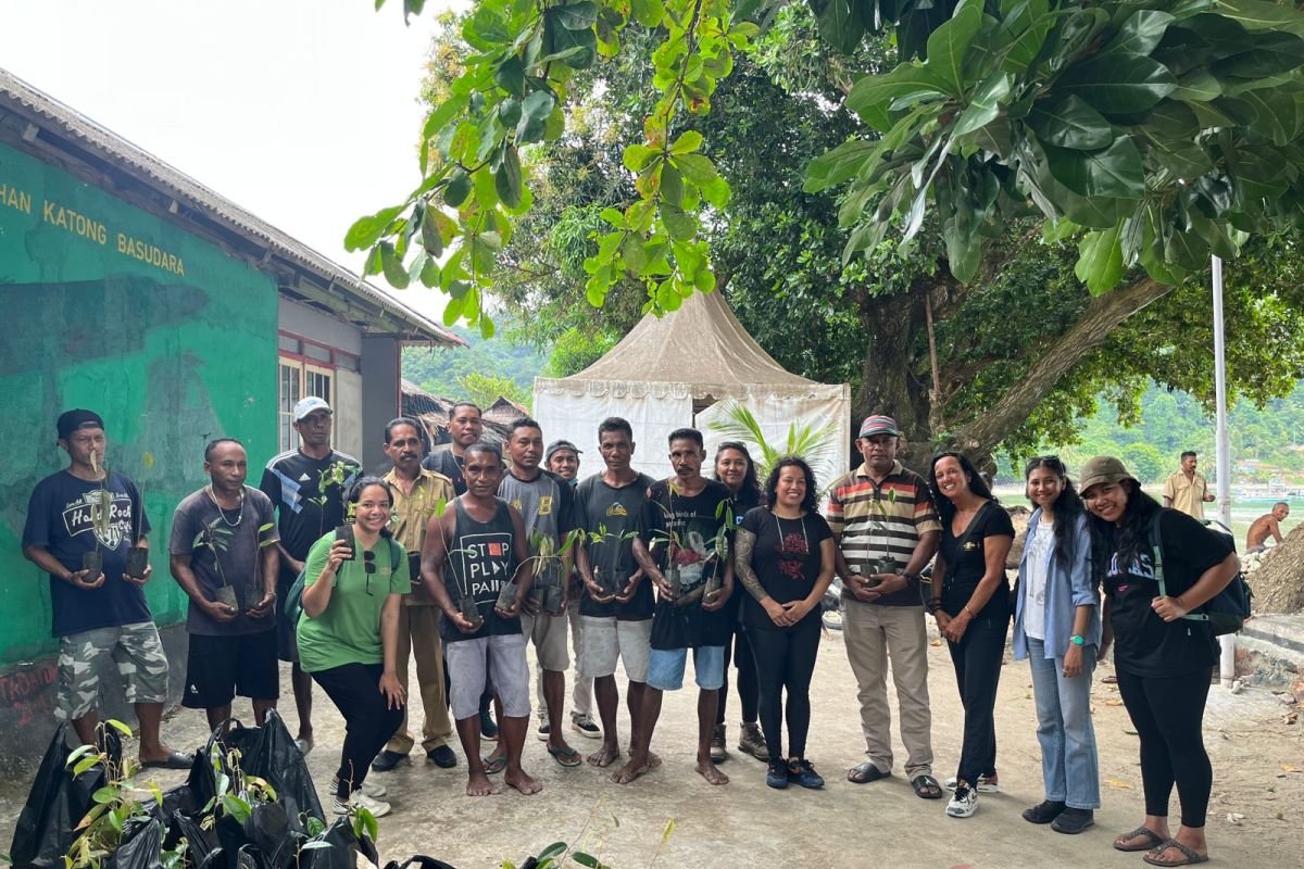 Komunitas MCC salurkan 550 anakan pohon bagi masyarakat Aboru Maluku Tengah