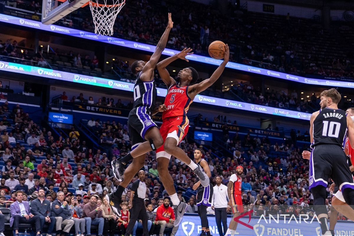 Pelicans tumbangkan pemuncak klasemen NBA Wilayah Barat dua kali