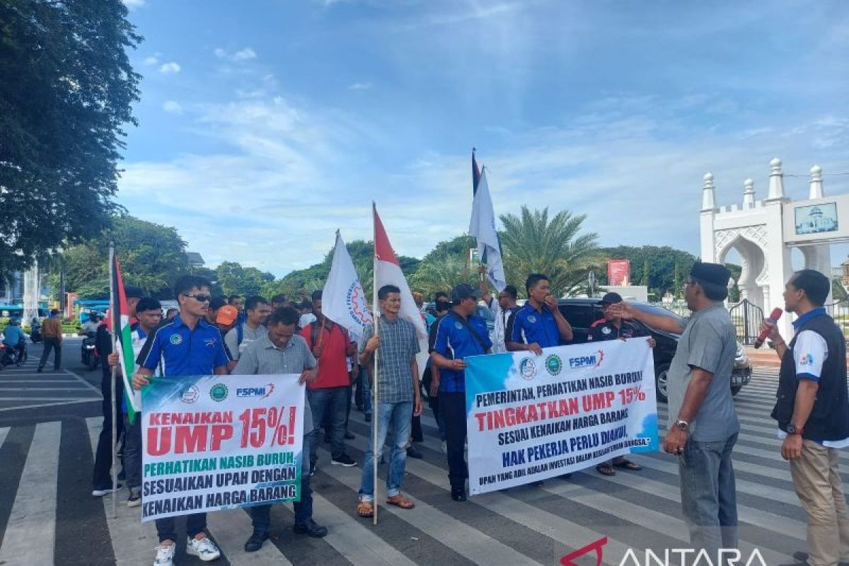 Pemerintah Aceh tetapkan UMP 2024 naik 1,3 persen menjadi Rp3,4 juta