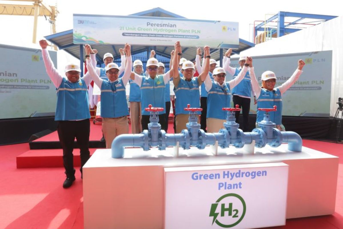 Terbanyak di Asia Tenggara, PLN resmikan 21 unit green hydrogen plant