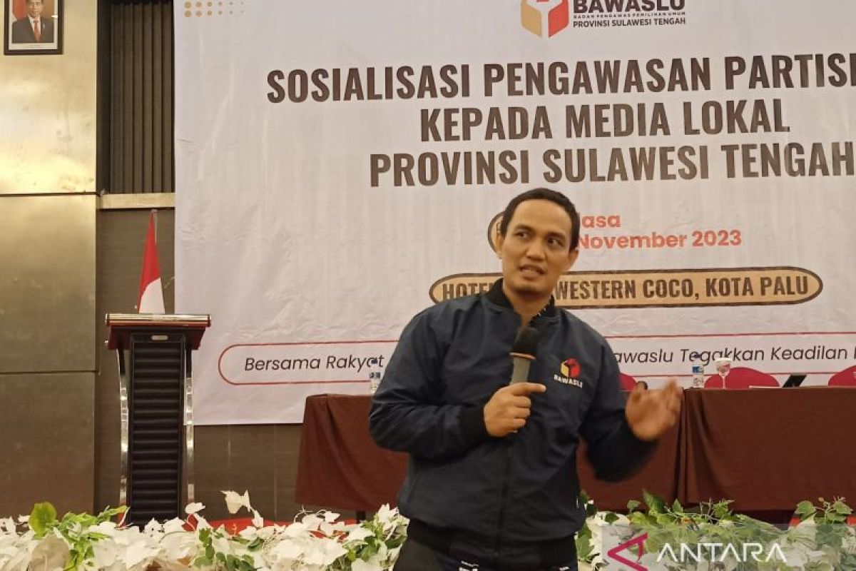 Bawaslu Sulteng: Peran media sangat strategis bantu awasi pemilu