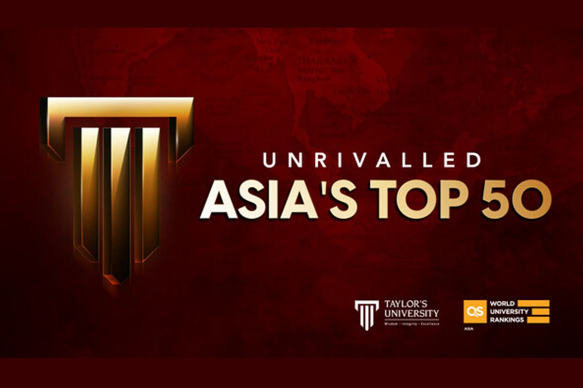 Peringkat Taylor's Terus Meningkat, capai Posisi Ke-41 dalam Edisi Terbaru Peringkat Universitas Terbaik di Asia