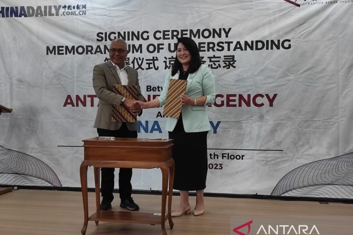 LBKN ANTARA, China Daily Multimedia teken MoU kerja sama media