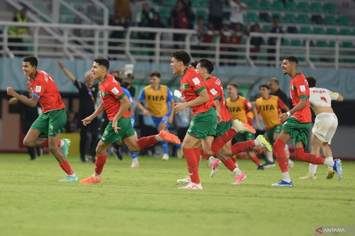 Piala Dunia U-17: Timnas Maroko menangi drama adu penalti lawan Iran