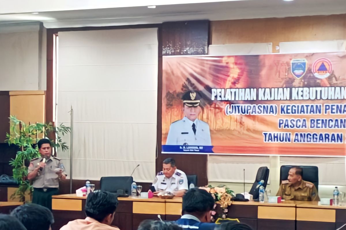 BPBD OKU Timur "up grade" kemampuan personel hadapi bencana alam