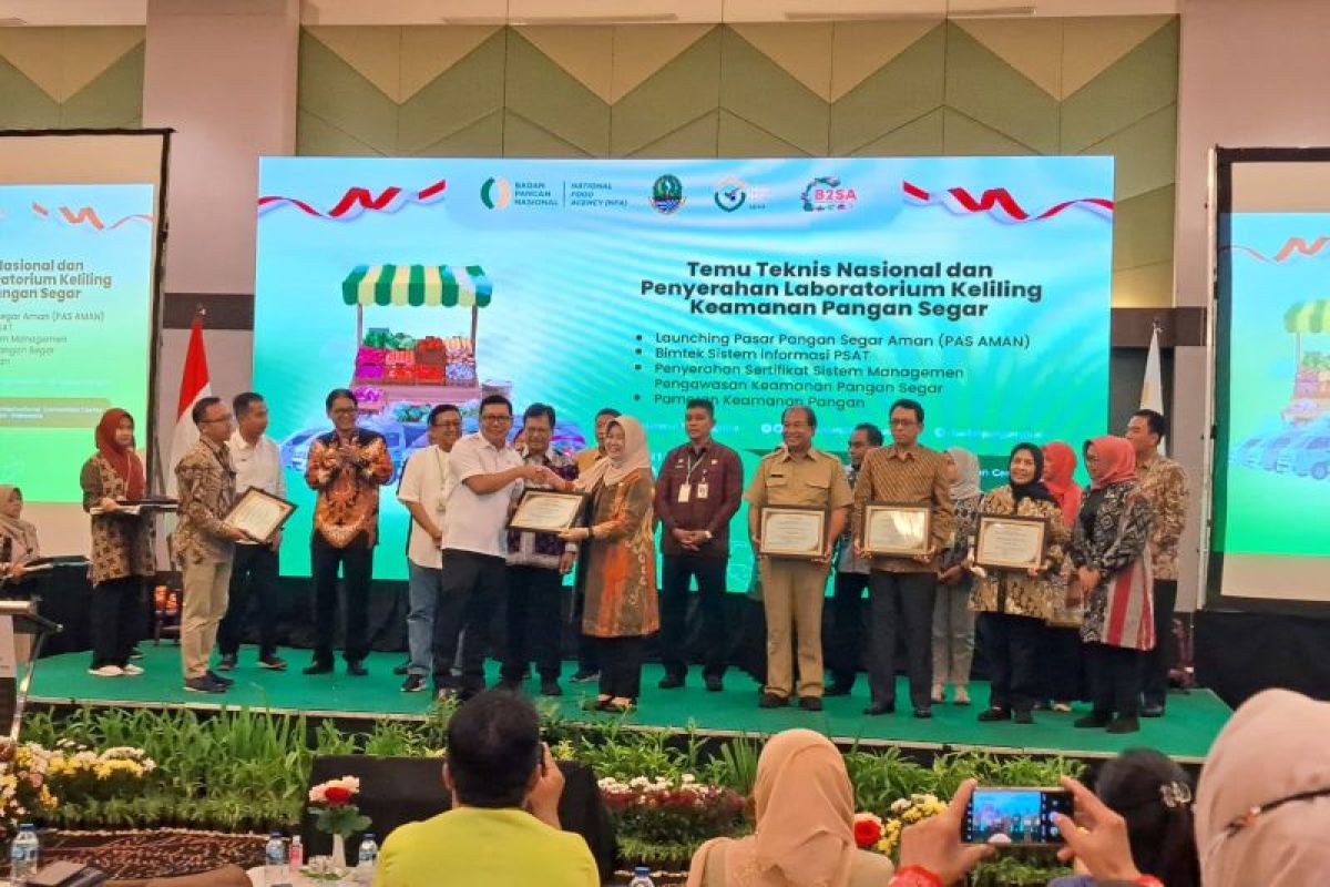 Disketapang Banten meraih sertifikat sistem pengawasan keamanan pangan