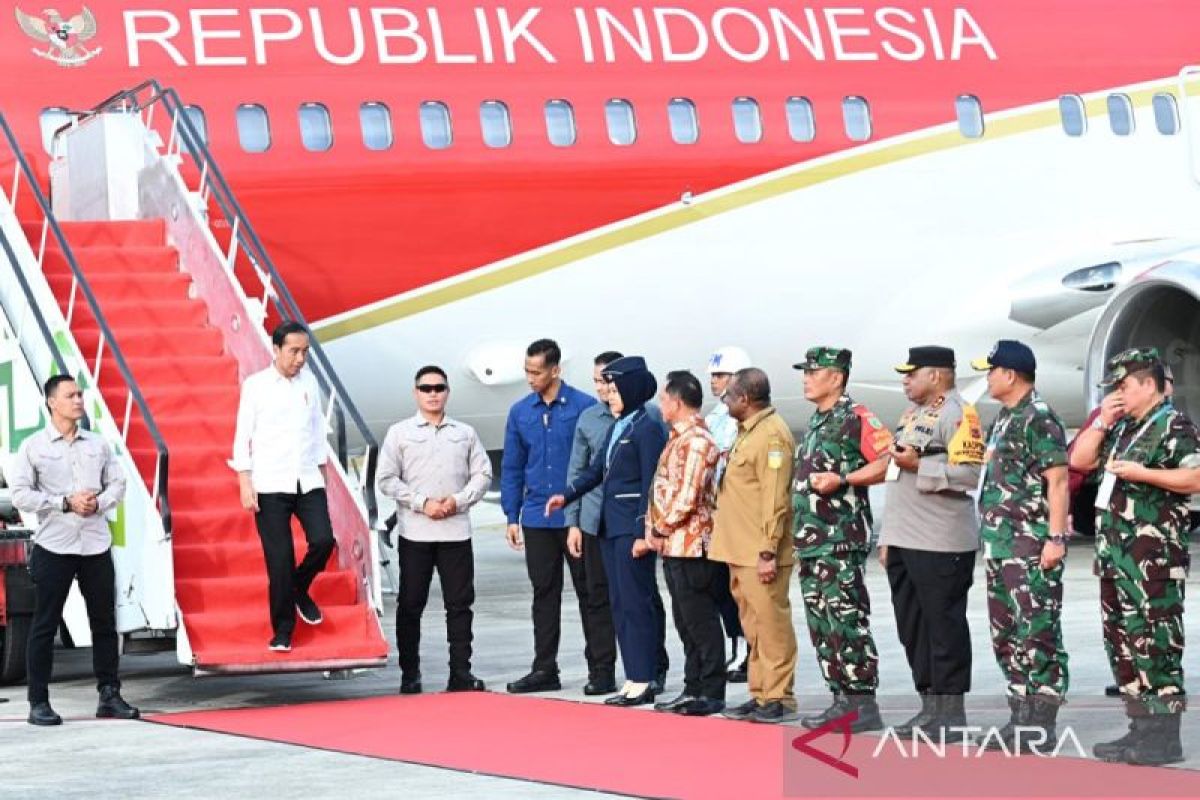 Presiden Jokowi kunjungan kerja ke Provinsi Papua